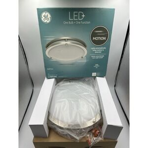 New‎ Open Box GE LED+ Motion Light Fixture Soft White LED+20SM12/SW9M-1